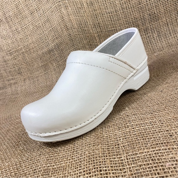 Dansko clogs White leather size 5.5 - 6 eu 36 - Picture 2 of 9